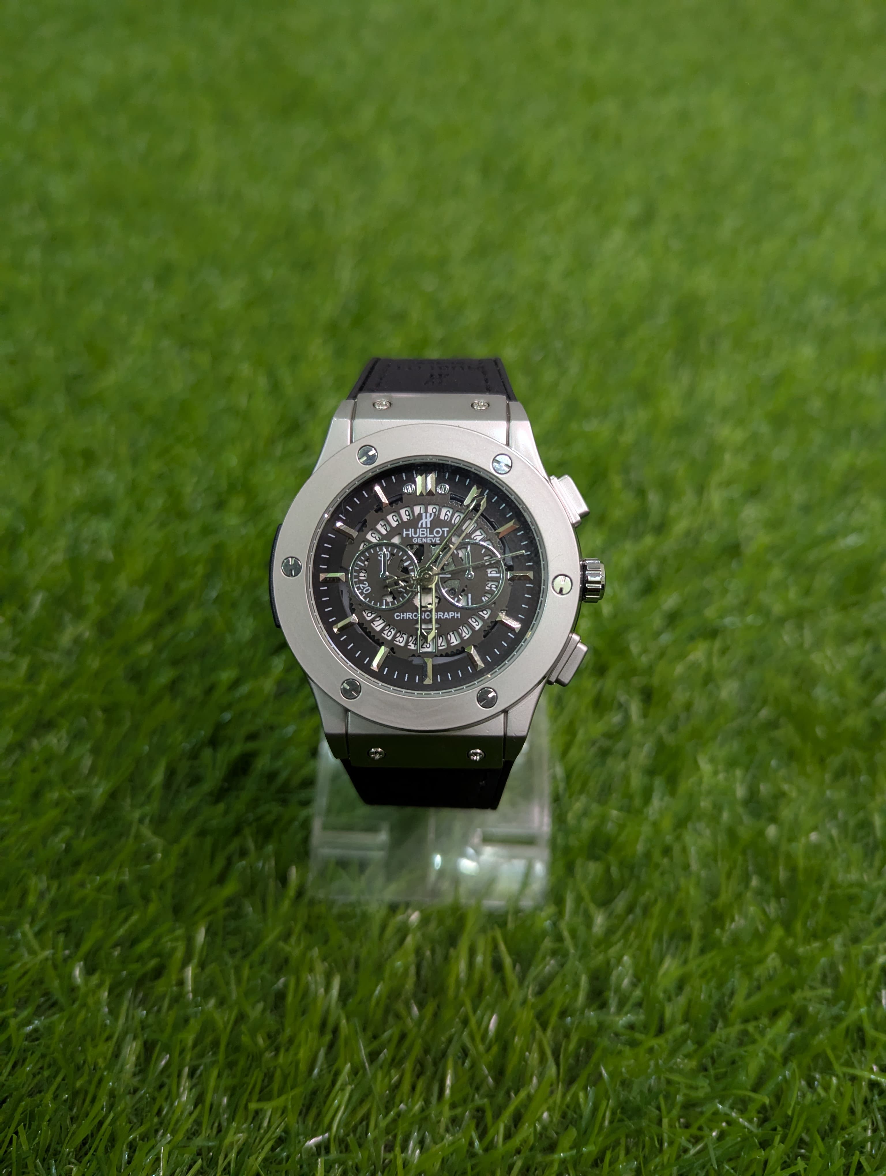 HUBLOT Watch Best Quailty Master Lock With Leather Strap Havy Weight