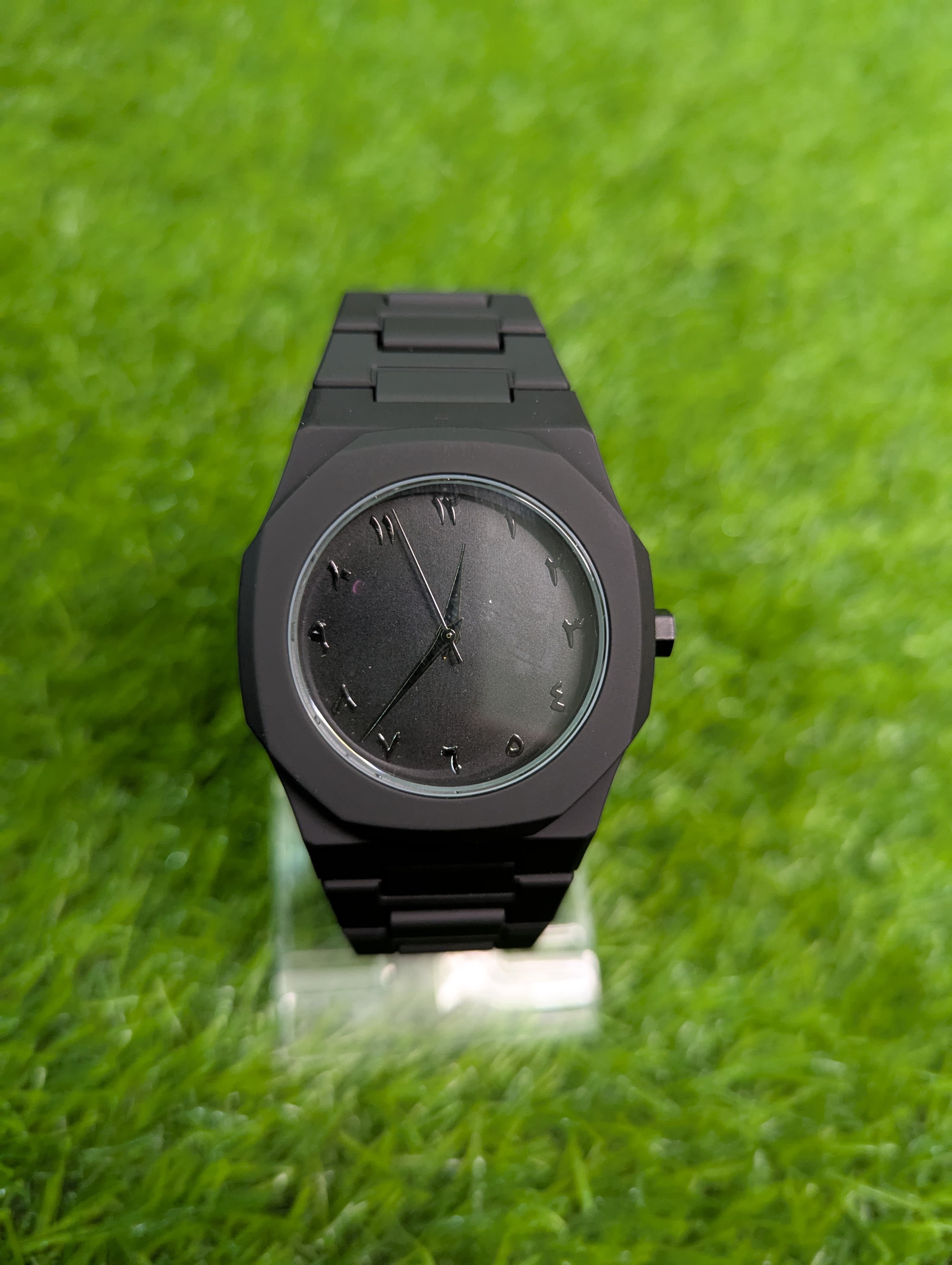 black Arabic Aura Watches