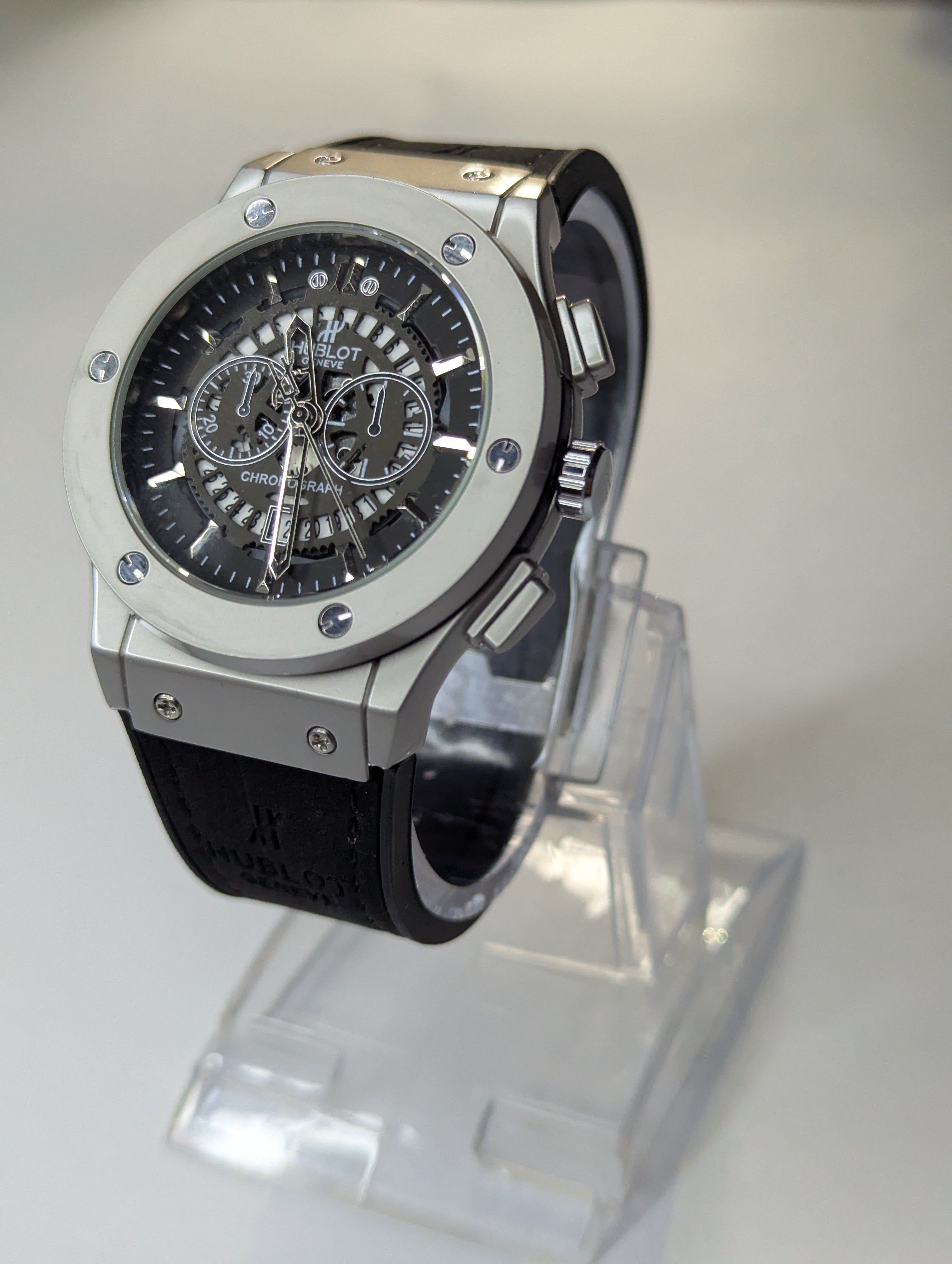 HUBLOT Watch Best Quailty Master Lock With Leather Strap Havy Weight