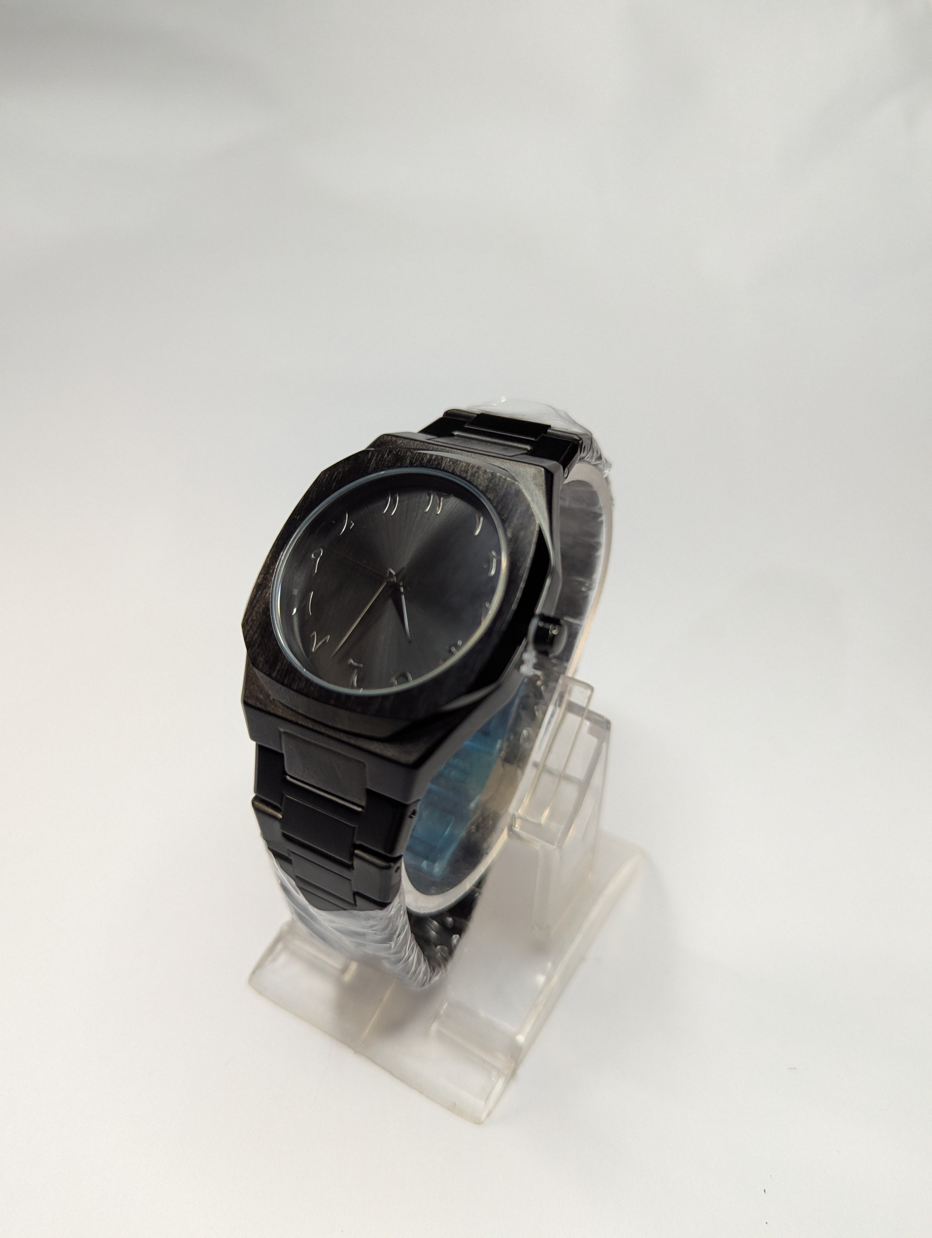 AURA STAINLESS STEEL WATCH ORIGINAL BLACK 100% Orignal heavy weight