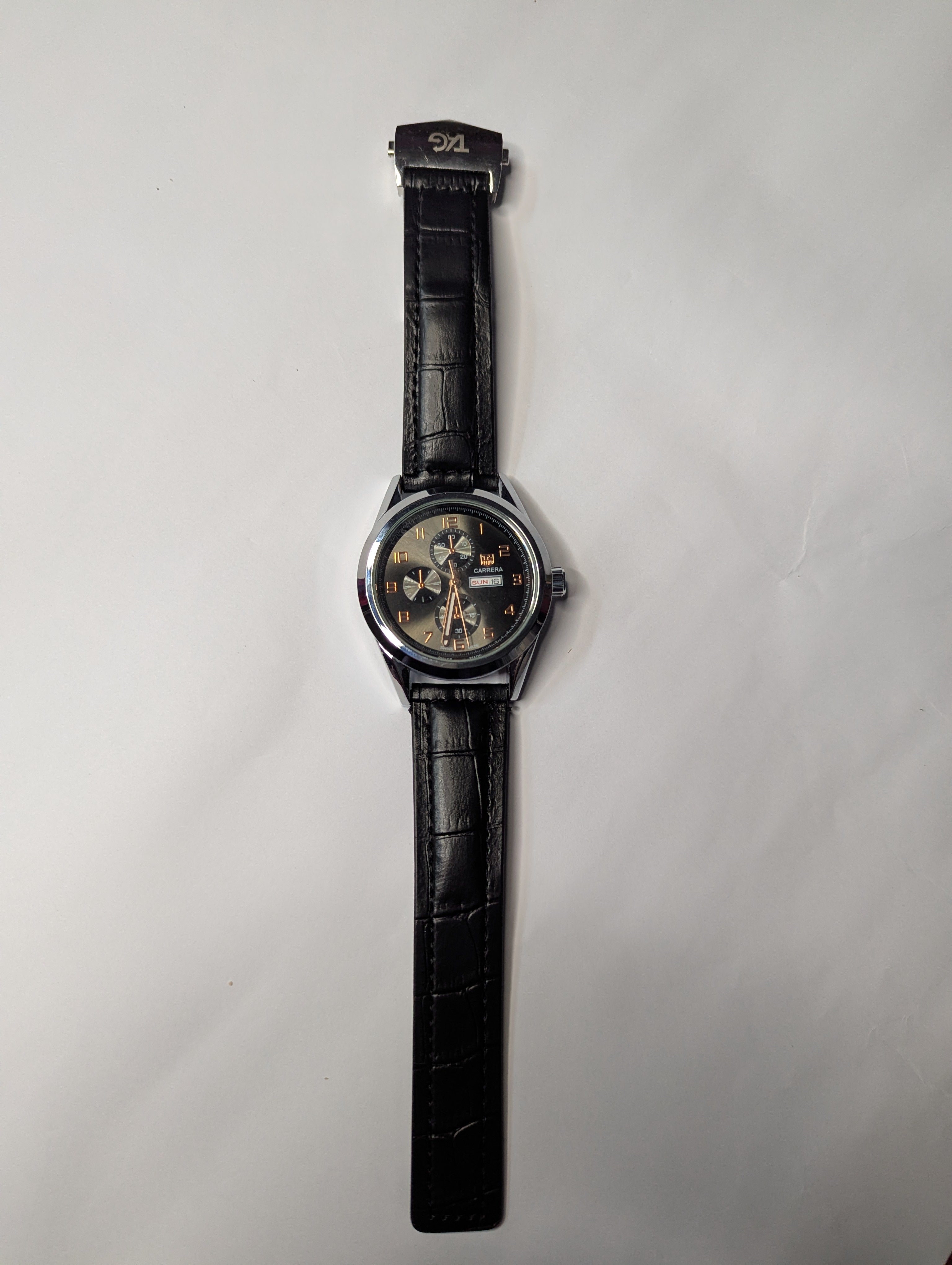 TAG Important High Quailty Wrist Watch With Leather Belt and Master Lock