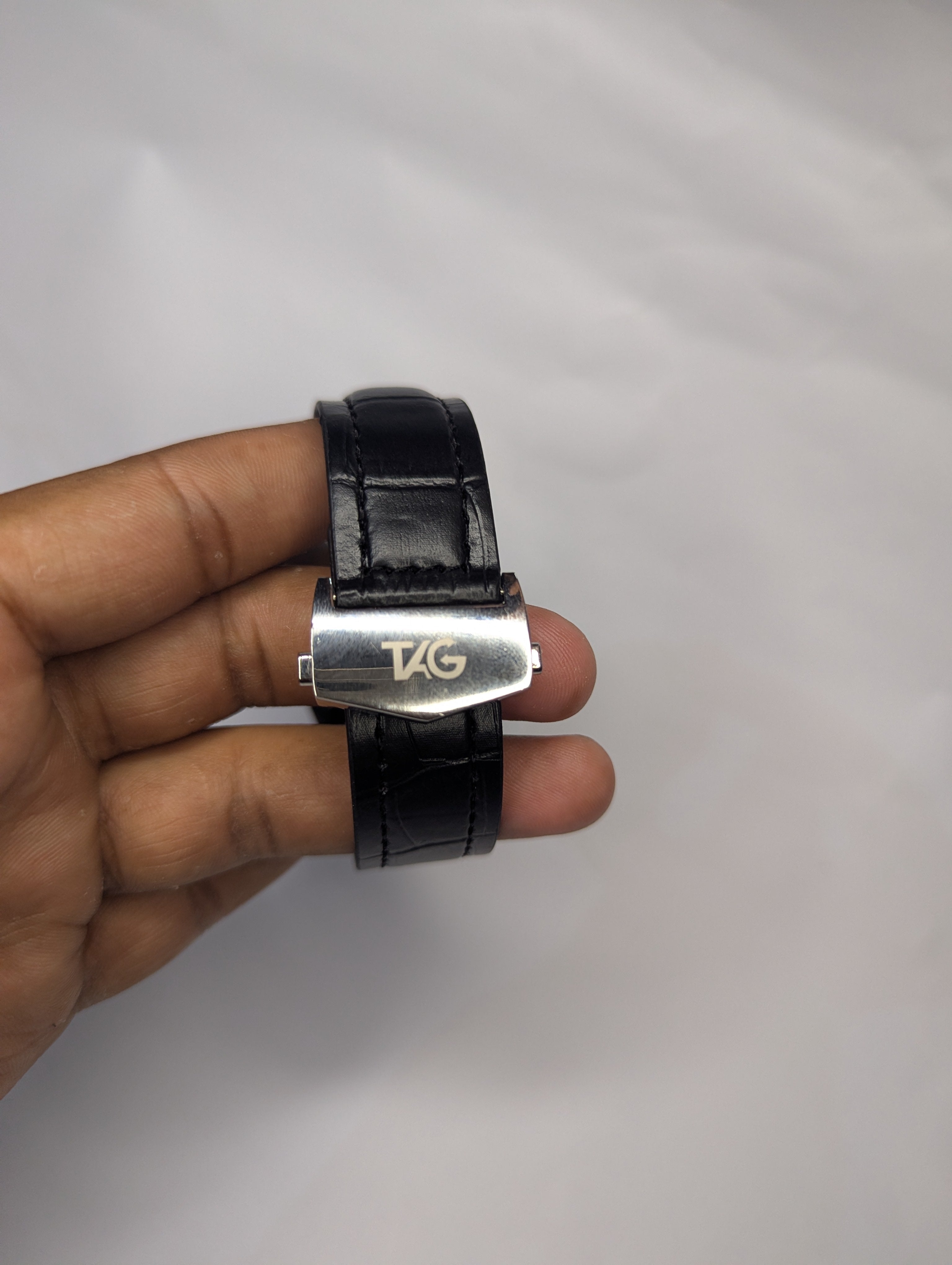 TAG Important High Quailty Wrist Watch With Leather Belt and Master Lock