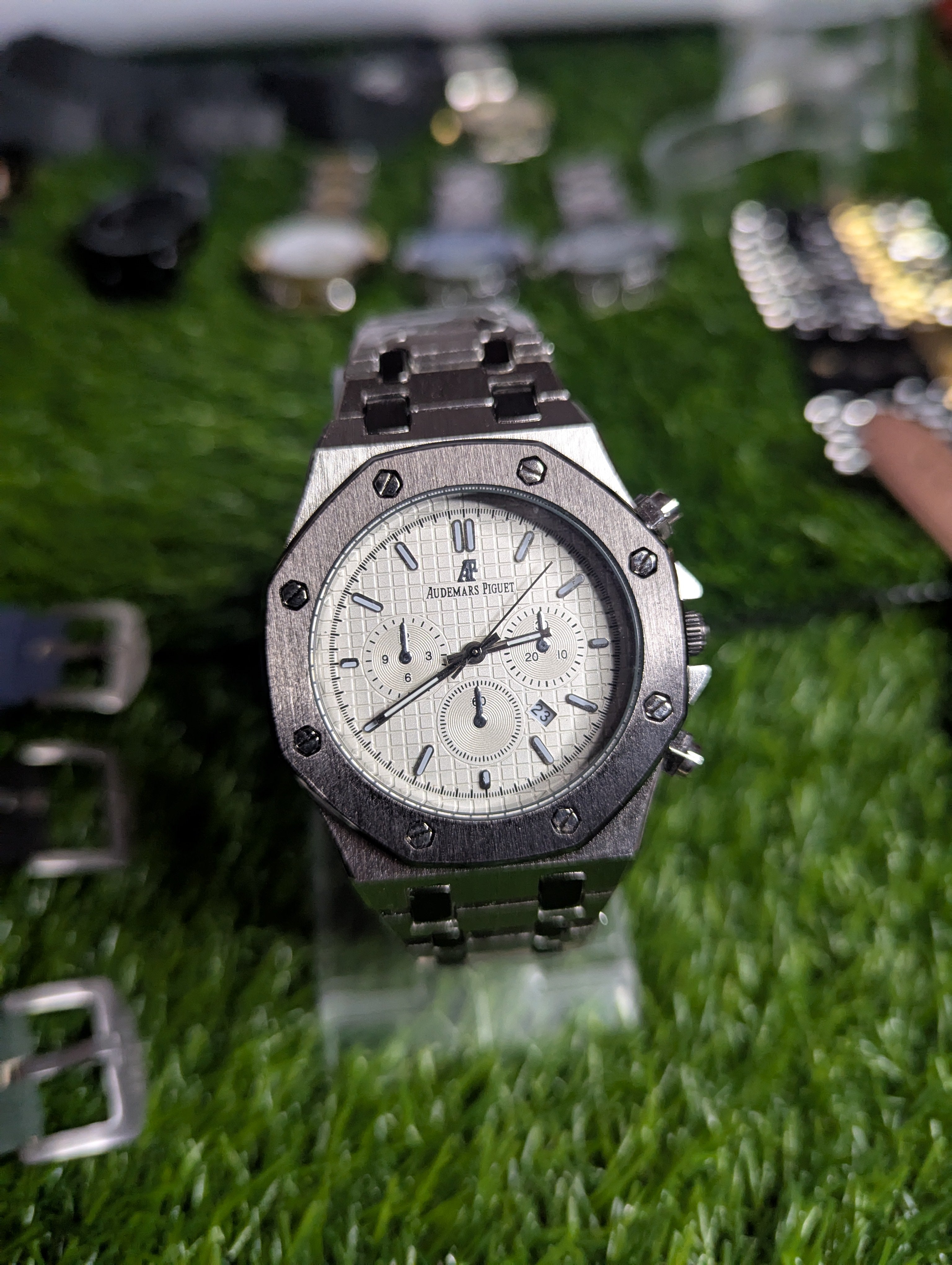 Ap Watch For Men Luxury Watch Premium Stainless Steel + Master Lock